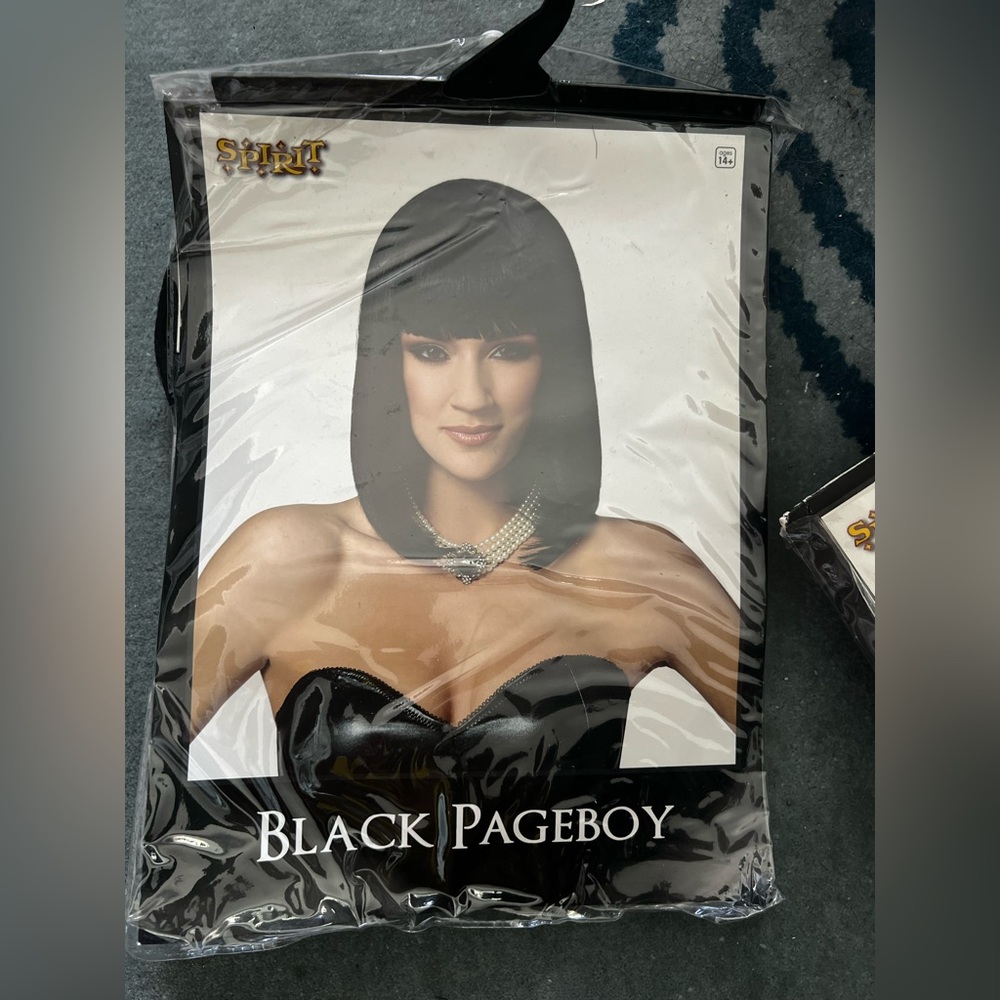 Halloween Black bob Wig